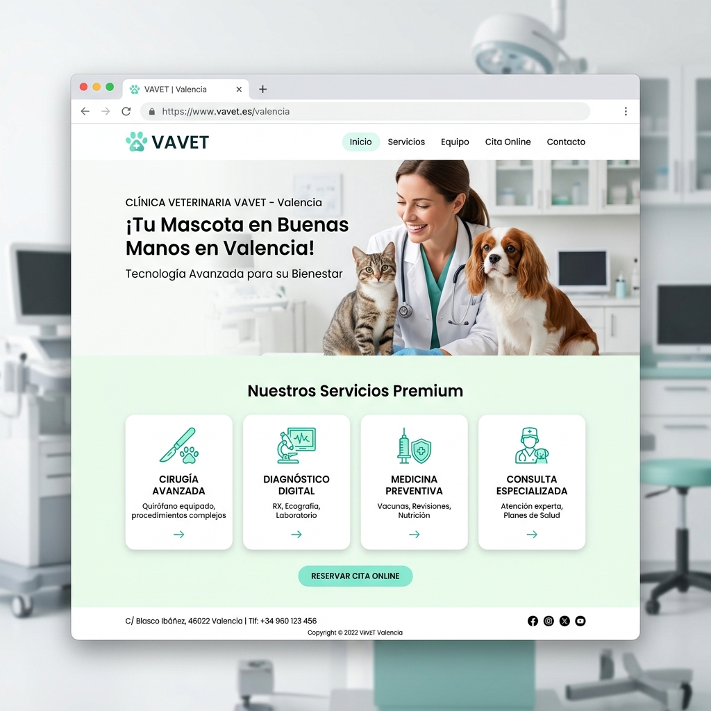 Golevet Veterinaria Mockup