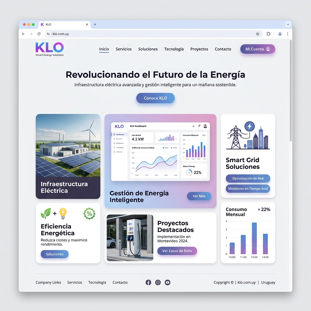 KLO Infraestructura Electrica Mockup