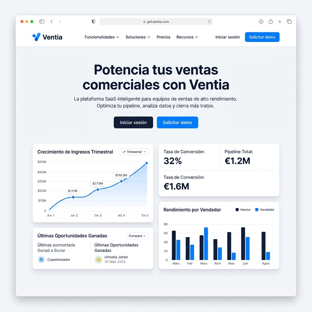 Ventia SaaS Portal Mockup